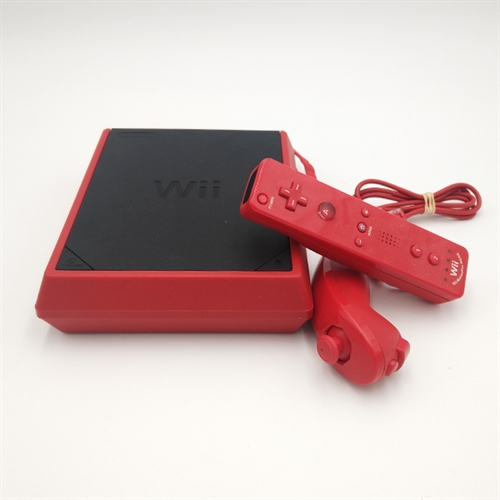 Nintendo Wii Konsol - Wii Mini - Rød - SNR HEF100042030 (B Grade) (Genbrug)